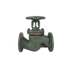 VALFTEK-BONETTİ GLOB VANA PN16 FLANŞLI BASKILI TİP DEMİR DÖKÜM