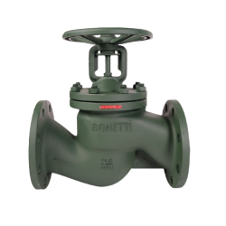 VALFTEK-BONETTİ GLOB VANA PN16 FLANŞLI BASKILI TİP DEMİR DÖKÜM